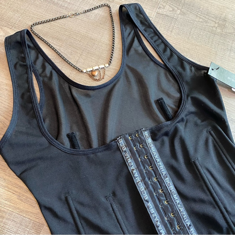 BCBG max azria sheer underbust corset xl - Picture 2 of 7